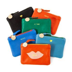 Clare V. Coin Clutch in Black Nubuck Leather NWOT